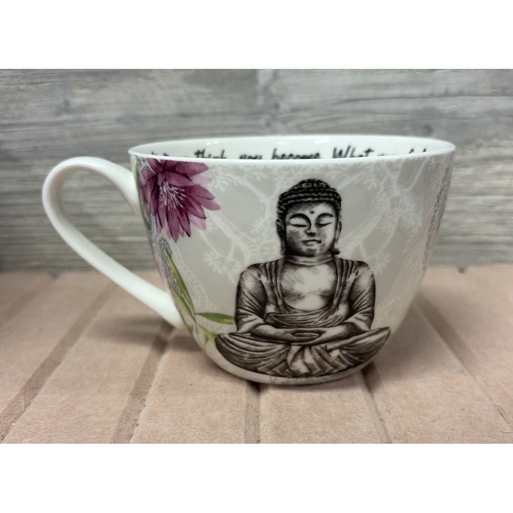 Portobello by Design Large Buddha Mug Bone China (C8)